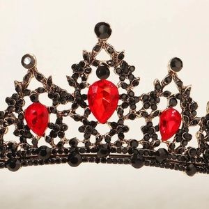 Red jeweled crown